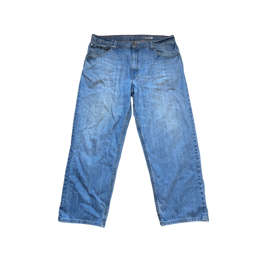 Vintage Levi's Silver Tab Baggy Jeans Light Wash Size 38 Skater Y2K 90s Denim